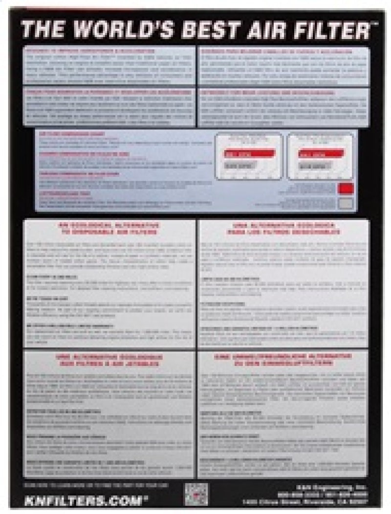 K&N Engineering 33-2056 K&N 94-02 Dodge RAM 2500/3500 5.9L DSL Drop In Air Filter