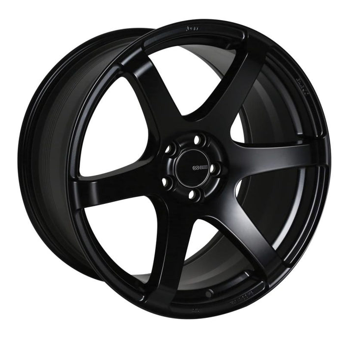 Enkei 485-895-6530BK T6S 18x9.5 30mm Offset 5x114.3 Bolt Pattern 72.6 Bore Matte Black Wheel