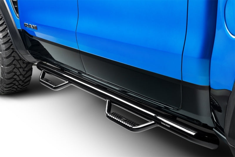 N-Fab D1584CC Nerf Step 15.5-17 Dodge RAM 1500 Crew Cab - Gloss Black - Cab Length - 3in