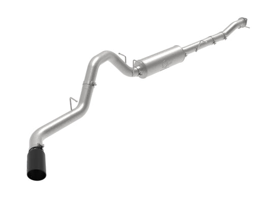 aFe 49-44123-B Apollo GT Series 4in 409SS Cat-Back 20-21 GM 2500/3500HD V8-6.6L L8T - Black Tip
