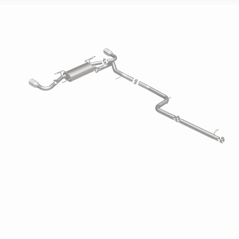 Magnaflow 15146 MagnaFlow 10-12 Mazda 3 L4 2.5L Hatchback Split Rear Exit Stainless Cat Back Performance Exhaust