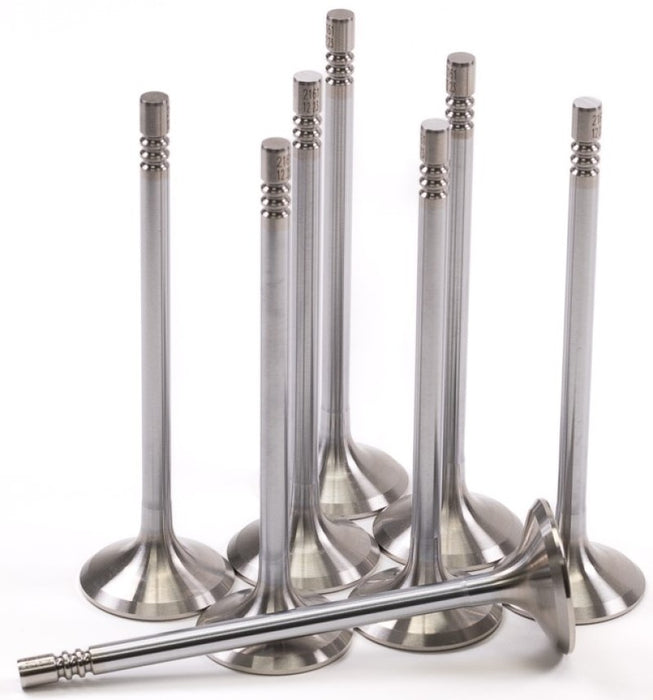 GSC Power Division 2163-8 GSC P-D Ford Mustang 5.0L Coyote Gen 3 33mm Head (+1mm) Chrome Polished Exhaust Valve - Set of 8