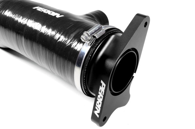 Perrin Performance PSP-INT-425BK PERRIN 22-24 Subaru WRX / 20-25 LGT & OBXT Turbo Inlet Hose w/Turbo Adapter Flange (Long) - Black