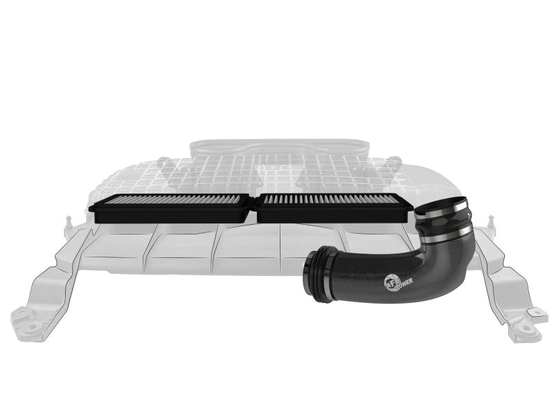 aFe 55-10014DC Super Stock Carbon Fiber Pro Dry S System 2021 RAM 1500 TRX V8-6.2L SC