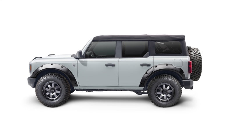 Bushwacker 20960-02 2021+ Ford Bronco 4-Door Pocket Style Flares 4pc - Black