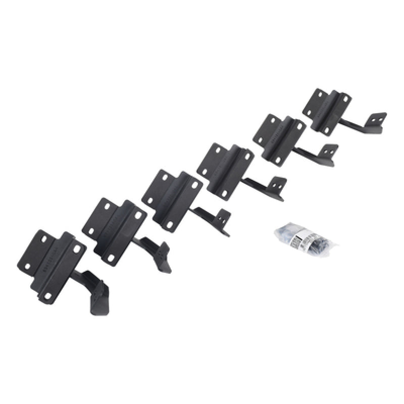 Go Rhino 6941556 15-21 Ford F-150 SC 4DR Mounting Brackets (V-Series V3/RB10 Slim/RB20 Slim) - Tex. Blk