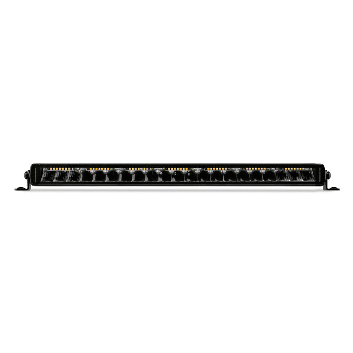 Go Rhino 751052012CSS Xplor Blackout Combo Series Sgl Row LED Light Bar w/Amber (Side/Track Mount) 20.5in. - Blk