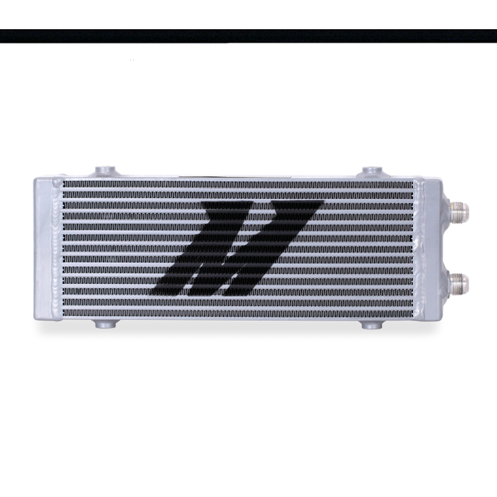 Mishimoto MMOC-DP-MSL Universal Medium Bar and Plate Dual Pass Silver Oil Cooler
