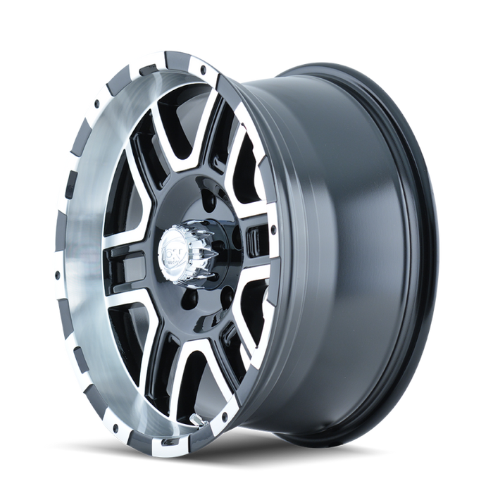 ION Wheels 179-7872B ION Type 179 17x8 / 7x150 BP / 10mm Offset / 87mm Hub Black/Machined Wheel