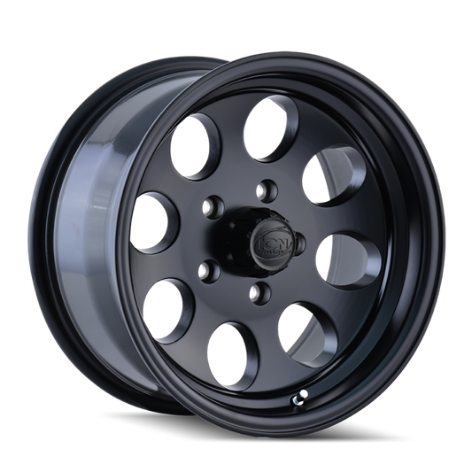 ION Wheels 171-6881MB ION Type 171 16x8 / 8x165.1 BP / -5mm Offset / 130.8mm Hub Matte Black Wheel