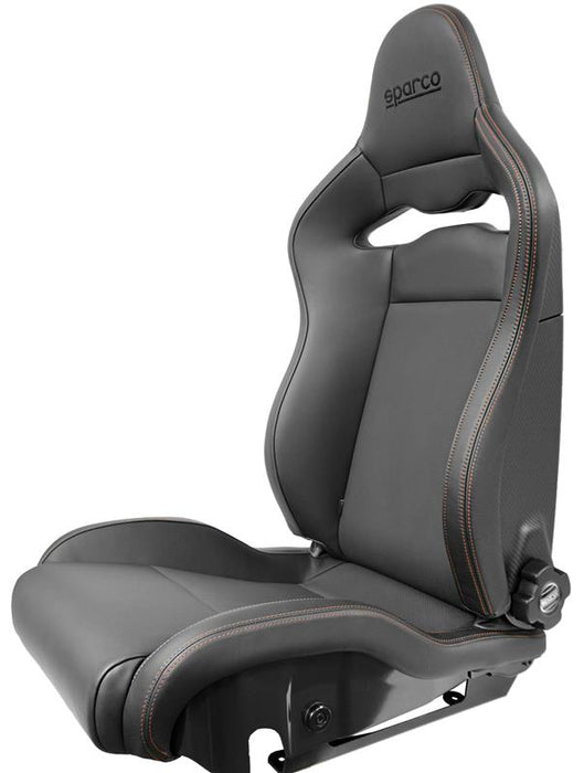 SPARCO 00974ZMTNRGRDX Sparco Seat SPX Special Edition Black/Grey w/ Matte Carbon Shell - Right