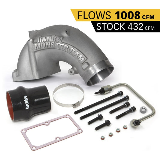 Banks Power 42790 07.5-17 RAM 2500/3500 6.7L Diesel Monster-RAM Intake System w/ Fuel Line 4in Natural