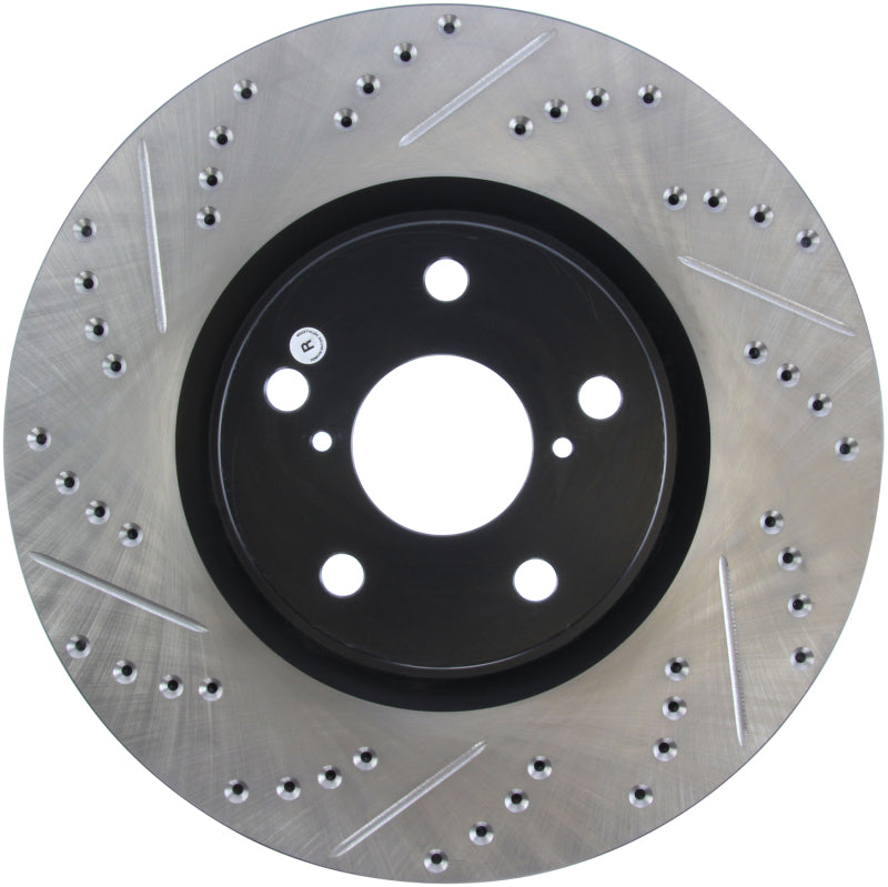 Stoptech 127.44104R StopTech 5/93-98 Toyota Supra Turbo Right Front Slotted & Drilled Rotor