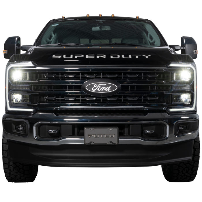 Putco 92803 23-24 Ford Super Duty Front Luminix Ford Led Grille Emblems
