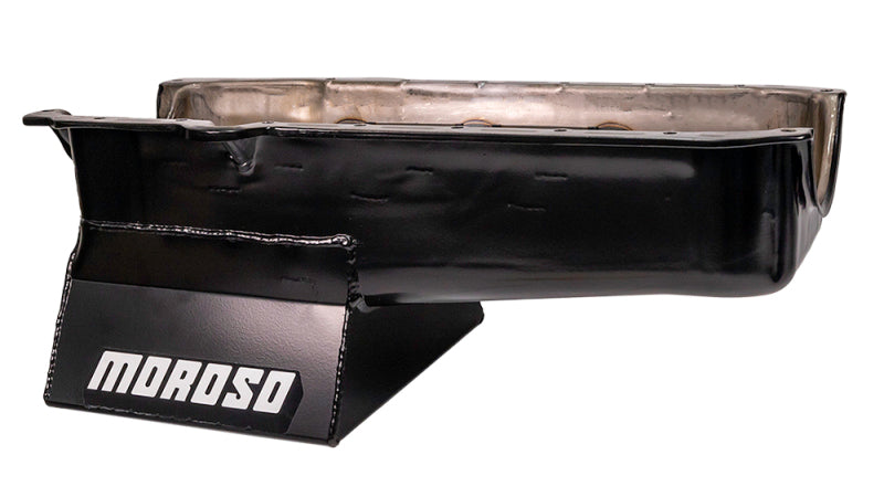 Moroso MOR20206 SBC Street/Strip Oil Pan 86-Up 1-Piece Rear Main