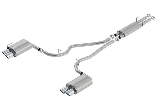 Borla 140820 2020 Ford Explorer ST 3.0L V6 2.25in S-type Exhaust - Chrome Tips