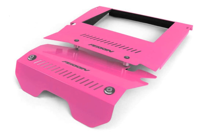 Perrin Performance PSP-ENG-165HP PERRIN 15-21 Subaru WRX Engine Cover Kit (Intercooler & Pulley Covers Incl.) - Hyper Pink