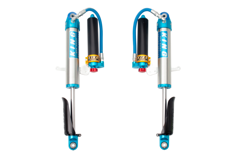 King Shocks 25001-373A 2018+ Jeep Wrangler JL Front 2.5 Dia Remote Res Shock for 0-2in Lift w/Adjuster (Pair)