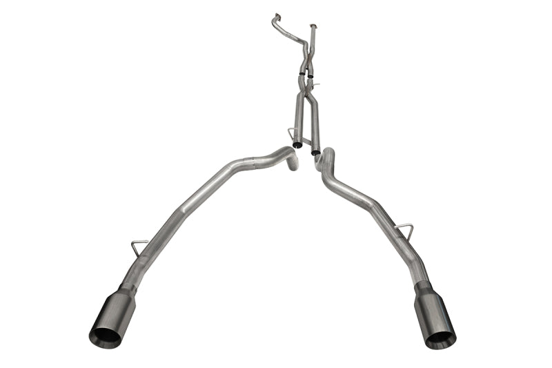 CORSA Performance 21190GNM Corsa 2021-2024 Dodge RAM TRX Crew Cab Baja Catback Exhaust Dual Rear Gunmetal Tip