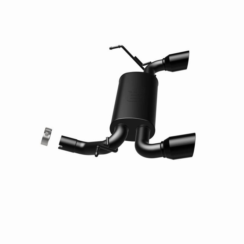 Magnaflow 15160 MagnaFlow 07-17 Jeep Wrangler JK 3.8/3.6L Dual Split Rear Exit Black Axle-Back Exhaust