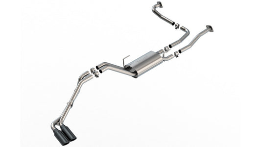 Borla 140984BC 22-24 Nissan Frontier S-Type Cat Back System - Black Chrome