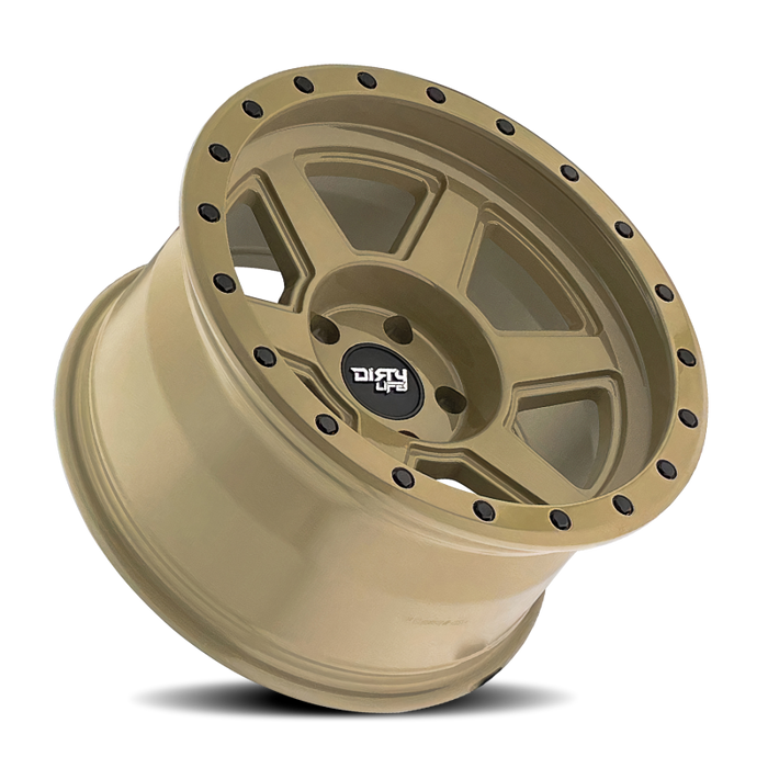 Dirty Life 9315-7983DS12 9315 Compound 17x9 / 6x139.7 BP / -12mm Offset / 106mm Hub Desert Sand Wheel