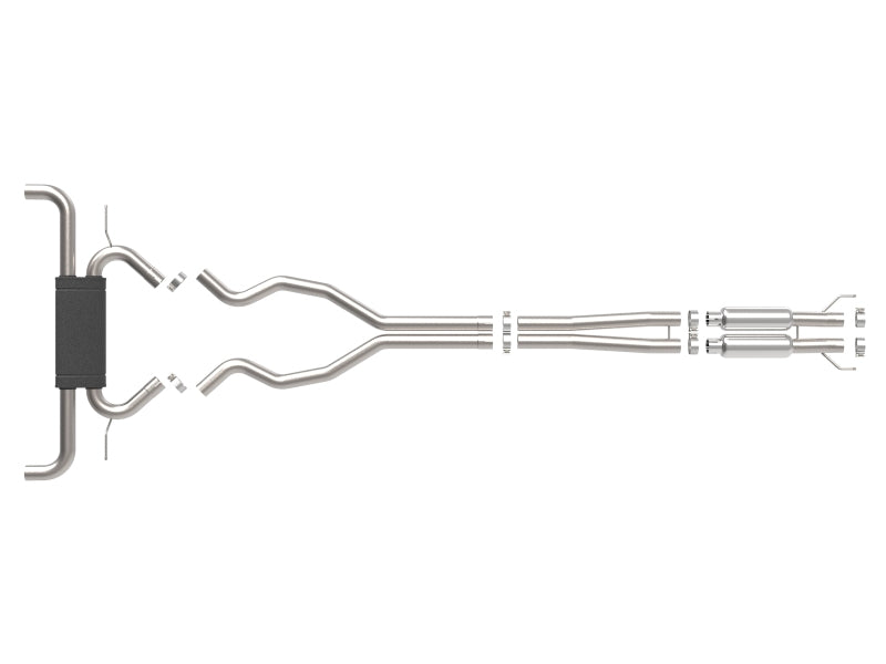 aFe 49-33133 Vulcan Series 2 1/2in 304 SS Cat-Back 19-20 Ford Edge ST V6 2.7L(tt)