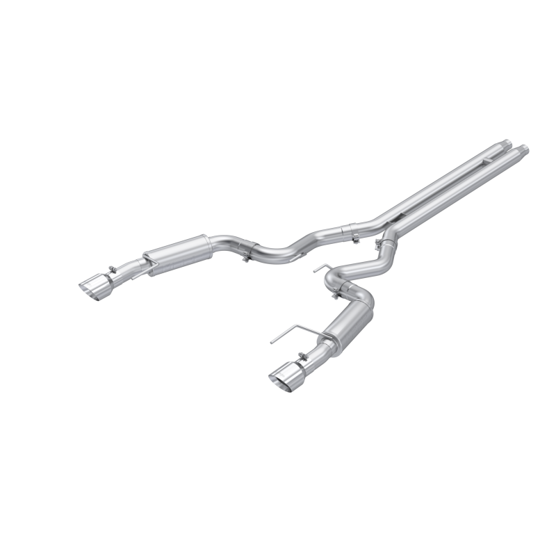 MBRP S7253AL 2024 Ford Mustang GT S650, 5.0L 3in Dual Split Rear Aluminized Steel