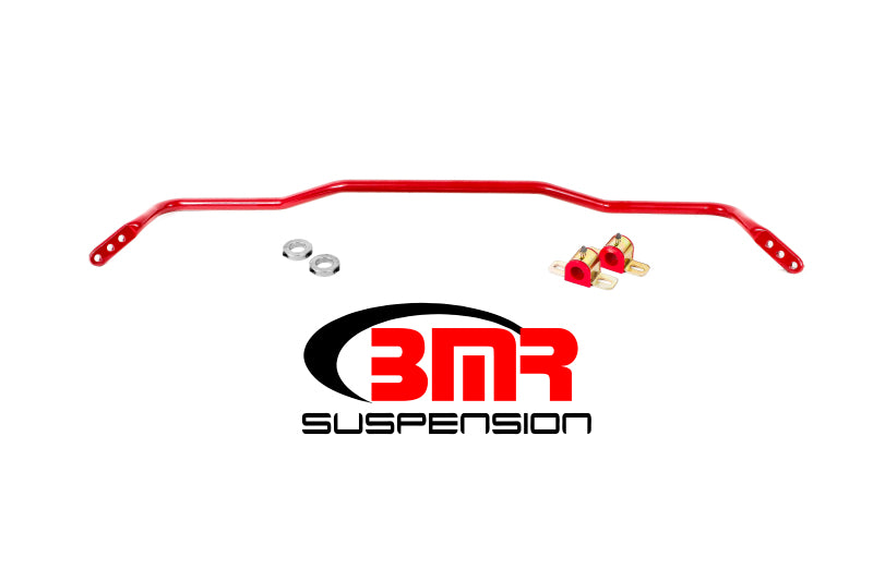 BMR Suspension SB045R BMR 15-17 S550 Mustang Rear Hollow 25mm 3-Hole Adj. Sway Bar Kit - Red