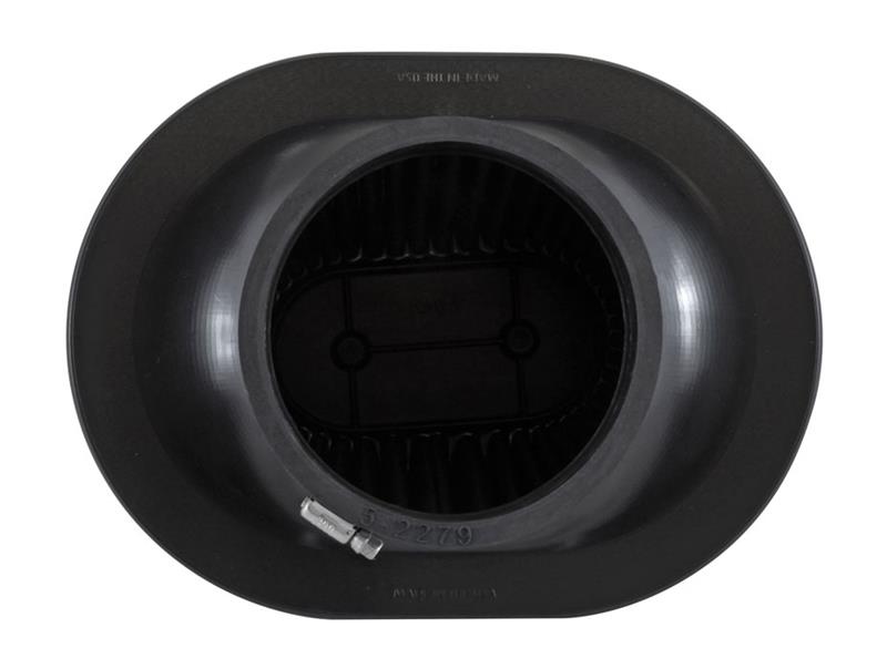 AEM Induction 21-2258DK Dryflow Air Filter-Oval Tapered 8in x 10.5in O/S Base / 5in x 7.75in O/S Top / 8in Height
