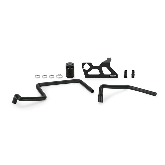 Mishimoto MMBCC-WR6-07PBE2 07-11 Jeep Wrangler JK Baffled Oil Catch Can - Black