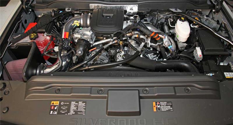 K&N Engineering 77-3087KP K&N 77 Series Performance Intake Kit for 2015 Chevrolet Silverado/GMC Sierra 2500 / 3500 6.6L V8