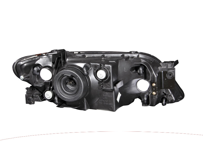 ANZO 121107 2001-2003 Mazda Protege Crystal Headlights Black