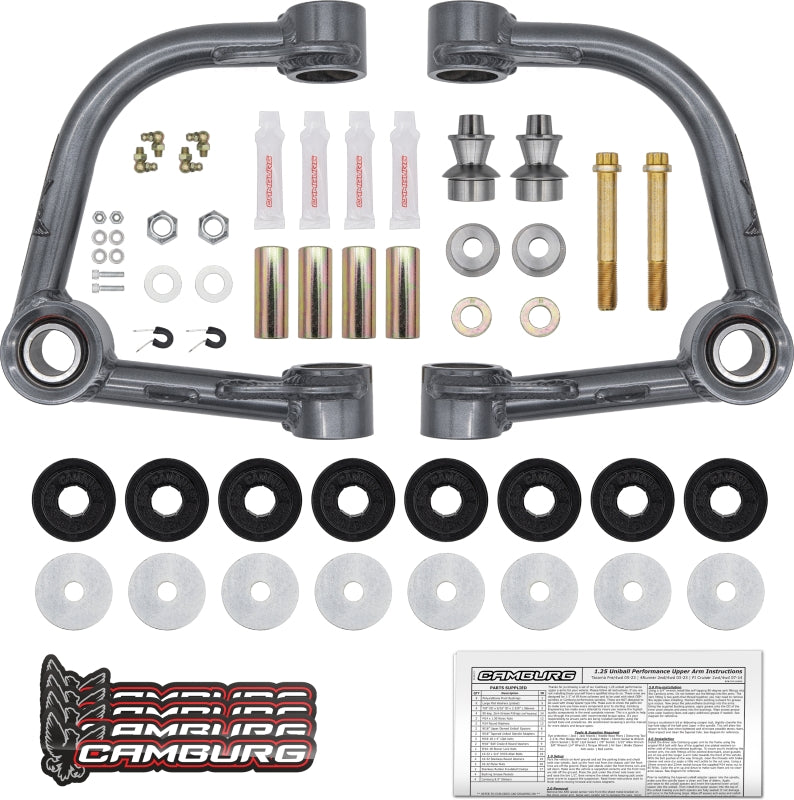 Camburg CAM-310036 Toyota Tacoma Pre/4WD 05-23 / 4-Runner 03-23 / FJ 07-14 1.25in Uniball Upper Arms