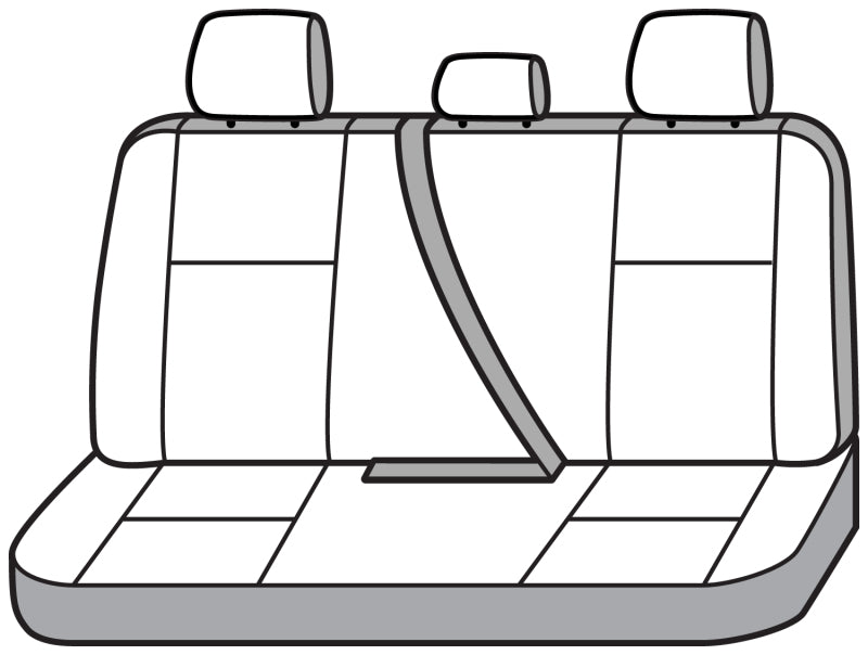 Covercraft SS7432PCGY 11-24 Dodge RAM Polycotton SeatSaver Custom Second Row Seat Covers - Grey