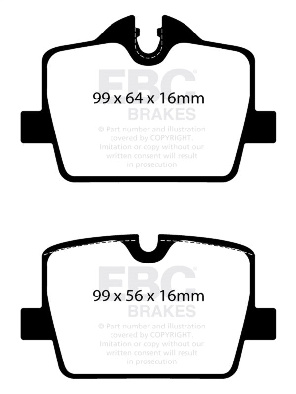 EBC DP52405NDX 2019+ BMW Z4 G29 2.0T Bluestuff Rear Brake Pads