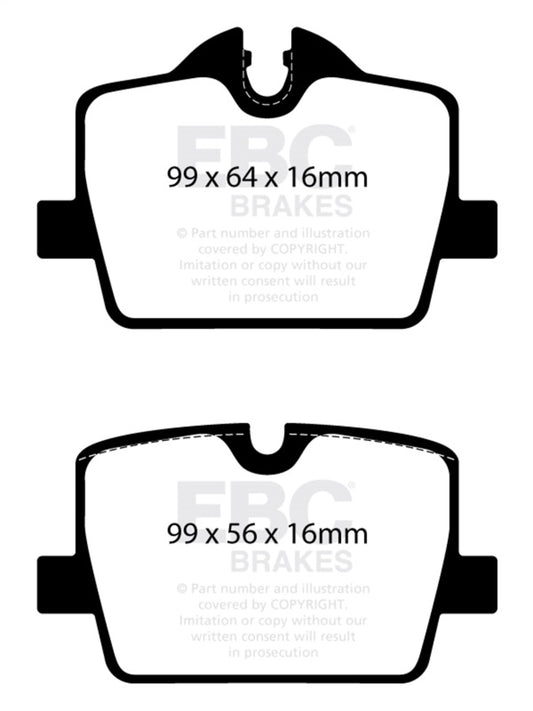 EBC DP52405NDX 2019+ BMW Z4 G29 2.0T Bluestuff Rear Brake Pads