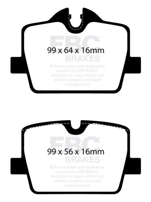 EBC DP52405NDX 2019+ BMW Z4 G29 2.0T Bluestuff Rear Brake Pads