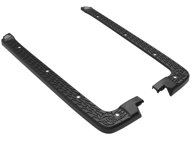 aFe 79-25001 18-22 Jeep Wrangler JL (4-Door Models w/ 3-Piece Hard-Top Only) Terra Guard Tub Rail Covers
