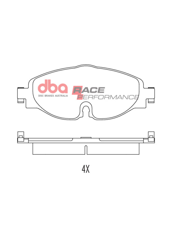 DBA DB2383RP 14-20 Volkswagen GTI (312mm Front Disc Excl Performance Pkg) Front RP Performance Brake Pads