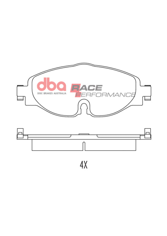 DBA DB2383RP 14-20 Volkswagen GTI (312mm Front Disc Excl Performance Pkg) Front RP Performance Brake Pads