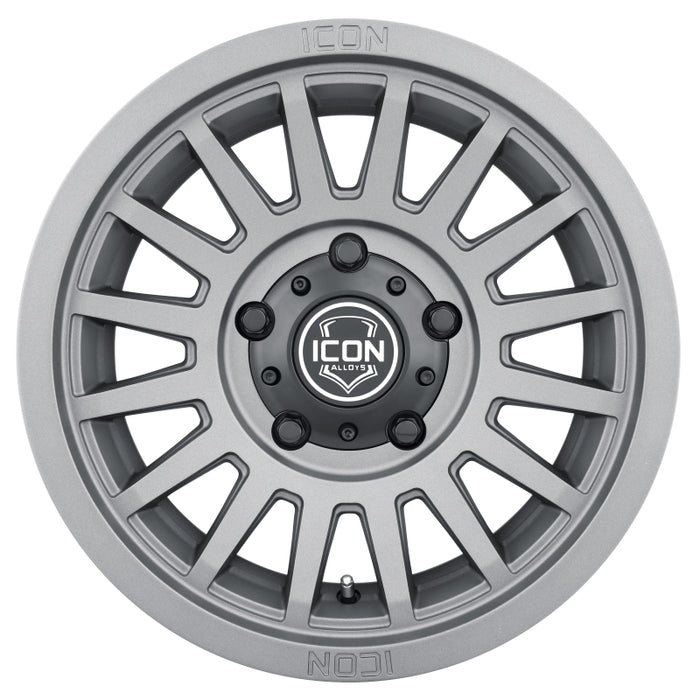 ICON 3617856350CH Recon SLX 17x8.5 6x135 6mm Offset 5in BS 87.1mm Bore Charcoal Wheel