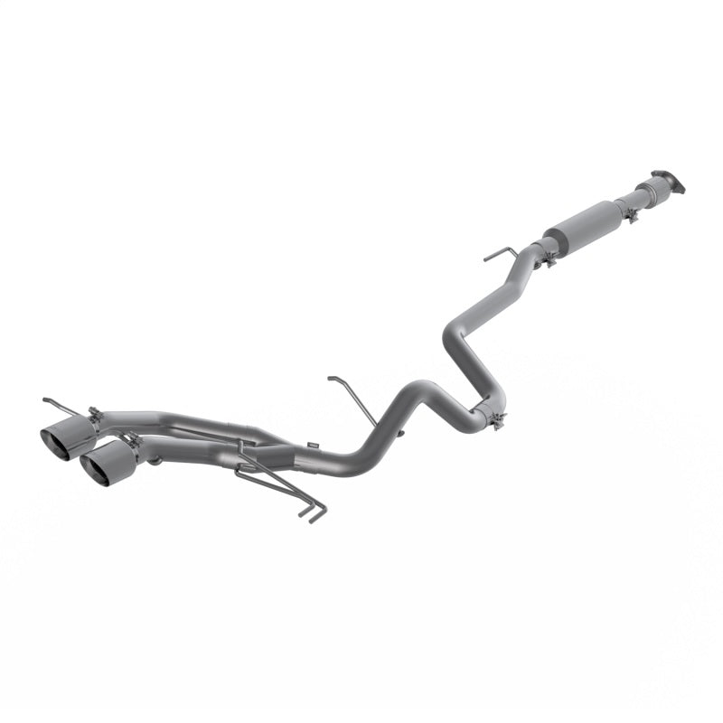 MBRP S4703304 13-18 Hyundai Veloster Turbo 2.5in T304 w/ 4in. OD Tips - Cat Back Dual Exit