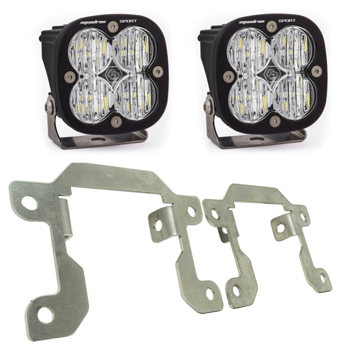Baja Designs 447607 2019 Ford Ranger Squadron Sport Fog Pocket Kit