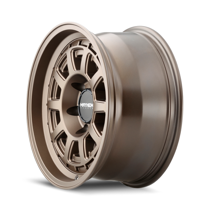 Mayhem 8303-5744MZ 8303 Voyager 15x7 / 5x100 BP / 15mm Offset / 56.1mm Hub Dark Bronze Wheel