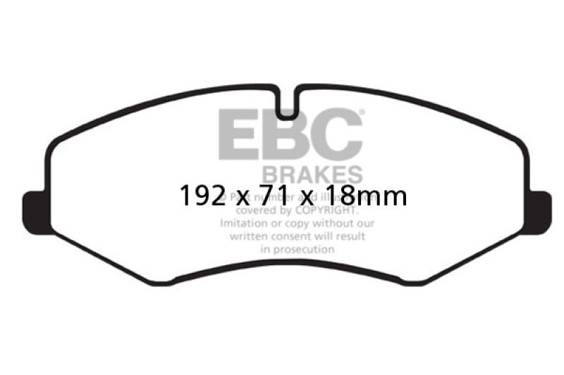 EBC DP62060 10-14 Land Rover LR4 5 Greenstuff Front Brake Pads