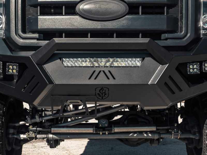 Road Armor 6112XFPRB 11-16 Ford F-250 SPARTAN Front Bumper Bolt-On Pre-Runner Guard - Tex Blk