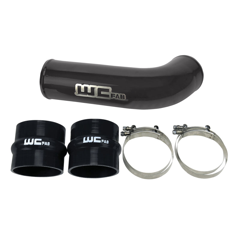 Wehrli WCF100709-GB 17-19 Chevrolet 6.6L L5P Duramax 4in Intake Pipe (Use w/OEM Air Box) - Gloss Black