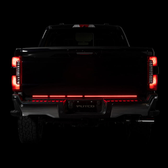 Putco 760060-26 23-24 Ford SuperDuty F-250/F-350/F-450 60In Freedom Tailgate Bars w/ LED Taillamps Blade