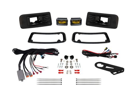 Diode Dynamics DD7769 2022+ Ford Maverick Elite Series Add-On LED Fog Light Kit Yellow